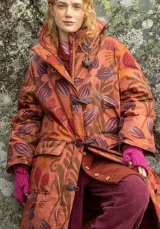 Torgvante i lammull/ekologisk och återvunnen bomull - rödkål/cerise