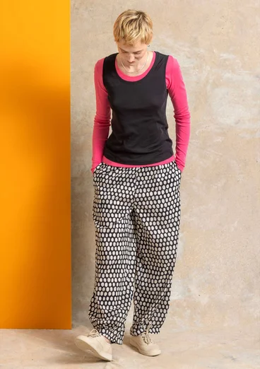 Trikåtop i ekologisk bomull - flox