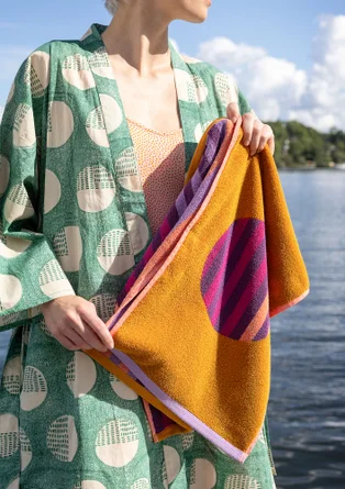 Gästhandduk "Sunset" i ekologisk bomull 2-pack - koschenill