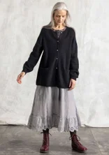 Kofta i alpackamix - svart