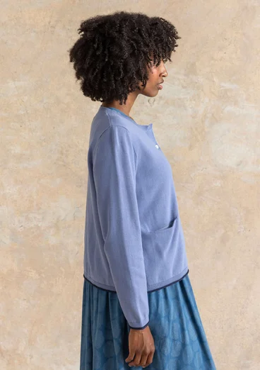 Kofta "Esme" i ekologisk/återvunnen bomull - gammelblå