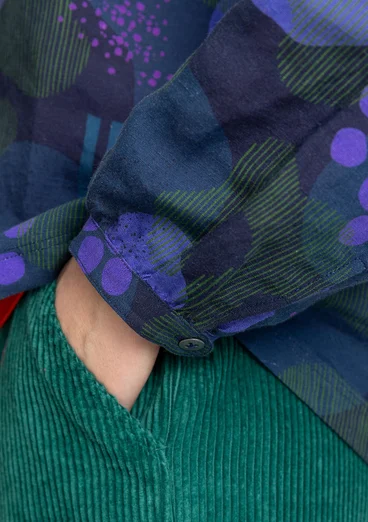 Blus "Fizz" i lin/modal - bläck