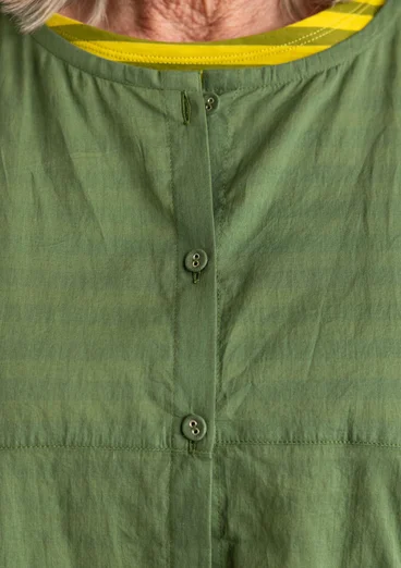 Vävd blus ”Tindra” i ekologisk bomull - rosmarin