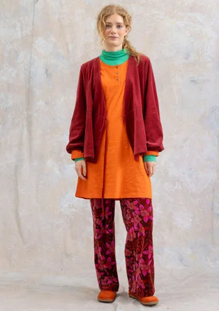 Trikåtunika "Alora" i ekologisk bomull - nypon