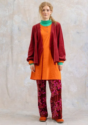 Trikåtunika "Alora" i ekologisk bomull - nypon