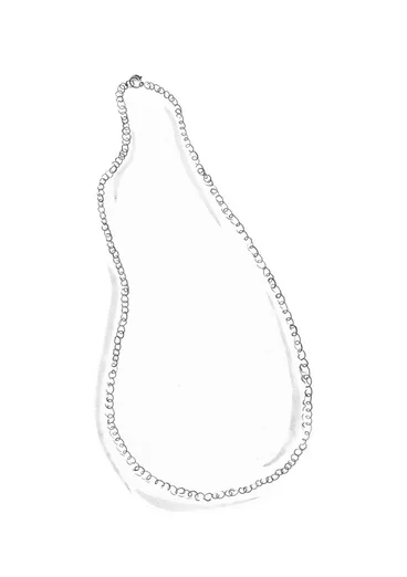 Halskedja i silver - silver