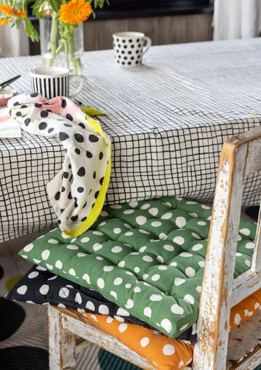 Sittdyna "Mary" i ekologisk bomull - koriander