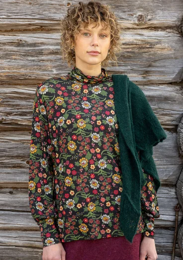 Top "Rosebay" i lyocell/elastan - svart