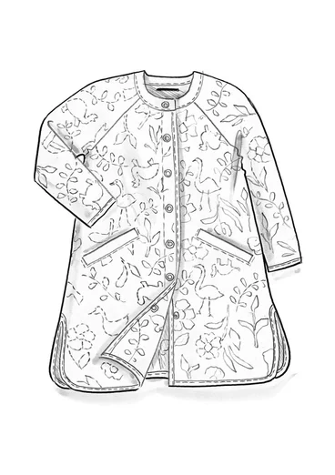 Trikåjacka "Galapagos" i ekologisk bomull - buteljgrön