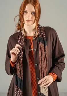 Sjal "Kelly" i ekologisk bomull - mullbär