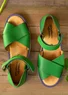 Sandal i nappa (lotusgrön 36)