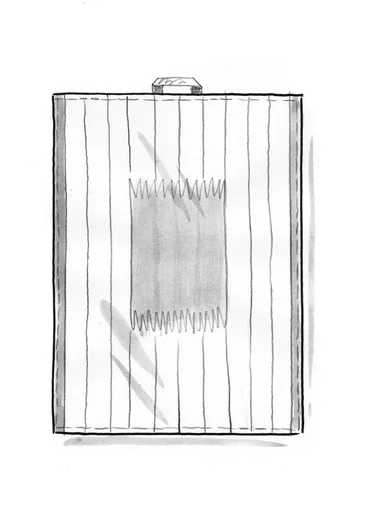 Kökshandduk "Ira" i ekologisk bomull - körsbärsblom