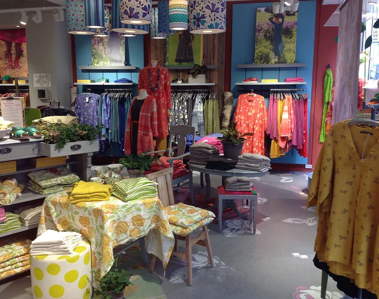 Gudrun Sjödéns butik på Fiolstræde i Köpenhamn.