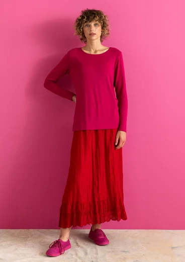 Vävd underkjol i ekologisk bomull - amaryllis