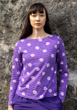 Top "Dina" i ekologisk bomull/modal - ametist