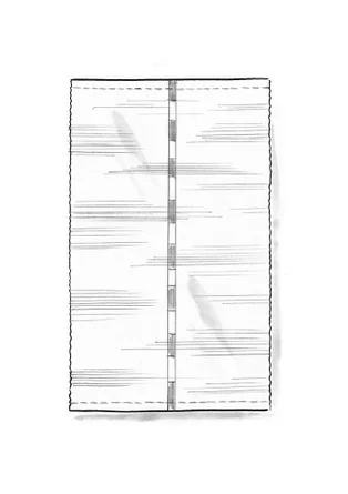 Matta "Meera" i ekologisk bomull - koppar