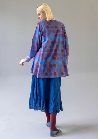 Vävd tunika "Germain" i ekologisk bomull - björnbär