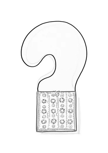 Färgglad broderad väska "Sunita" i ekologisk bomull - midsommarblomster