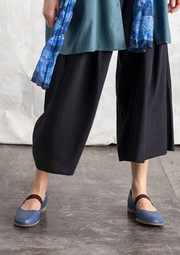 Ballerinasko i nappa - bergsblå