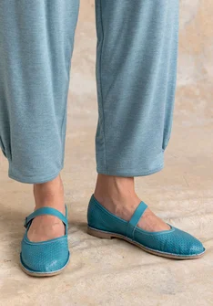 Ballerinasko i nappa - teal