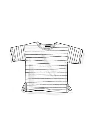 Top "Elise" i ekologisk bomull/modal - mörk jord