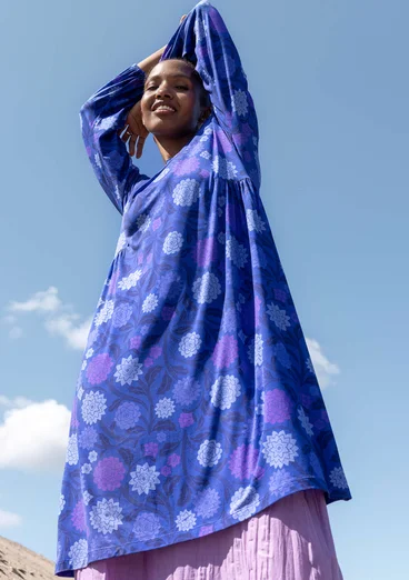 Trikåklänning "Pink Moon" i lyocell/elastan - lupin