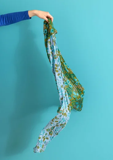 Sjal ”Sally” i ekologisk bomull - grönpeppar