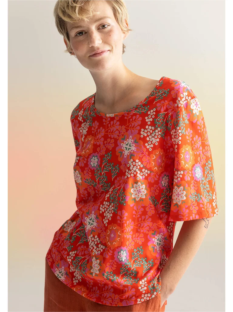 “Yasmina” top in organic cotton