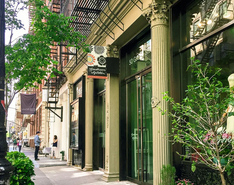 Gudrun Sjödéns butik på Greene Street i New York.