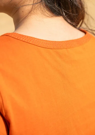 Top "Daisy" i ekologisk bomull - henna