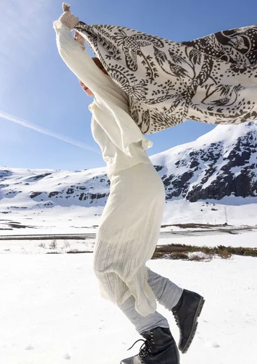 Kofta "Forgetmenot" i alpackamix - oblekt