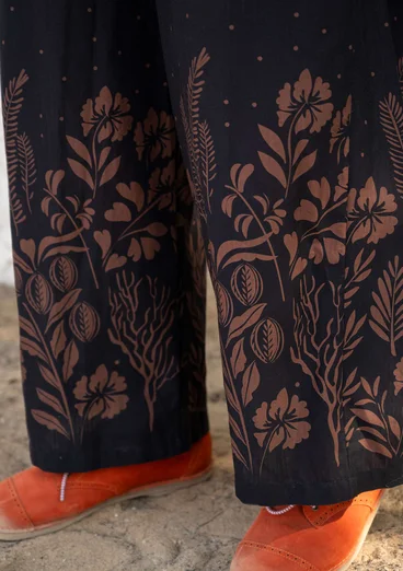 Byxa "Dawn" i ekologisk bomull - svart