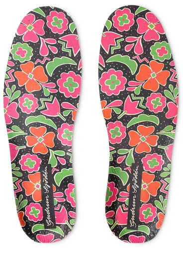 Innersula med tryck - hibiskus