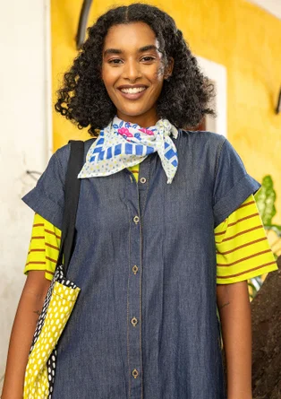 Top "Elise" i ekologisk bomull/modal - neongrön