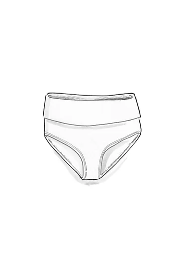 Bikinibyxa "Pacific" i återvunnen polyamid/elastan - svart