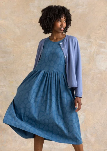 Kofta "Esme" i ekologisk/återvunnen bomull - gammelblå