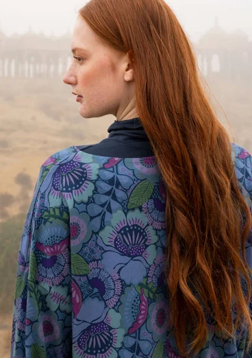 Top "Hana" i ekologisk bomull/modal - ljus indigo