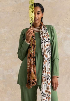 Trikåtunika i viskos/elastan - rosmarin