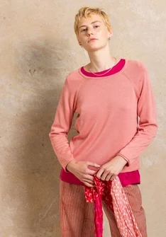 Tröja i ekologisk bomull/lyocell - körsbärsblom