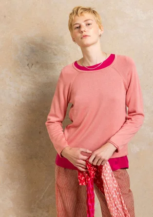 Tröja i ekologisk bomull/lyocell - körsbärsblom