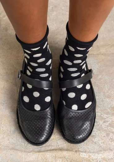 Ballerinasko i nappa - svart