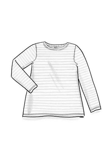 Basrandstop i ekologisk bomull - ekollon/fjäder