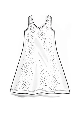 Slipklänning ”Bianca” i lyocell/elastan - ljus puderrosa/mönstrad