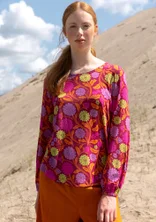 Top "Pink Moon" i lyocell/elastan - mörk hibiskus
