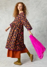 Vävd klänning "Andes" i ekologisk bomull - mullbär