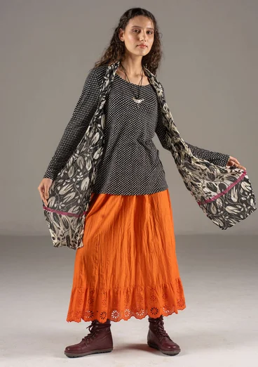 Vävd underkjol i ekologisk bomull - nypon