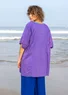 Vävd tunika "Reflexions" i ekologisk bomull (ametist M)