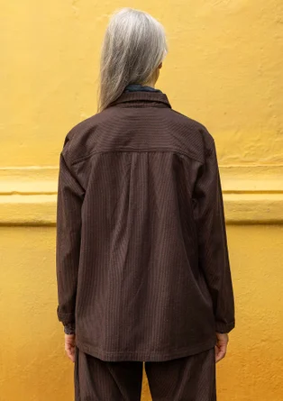 Vävd jacka "Agatha" i ekologisk bomull - mullbär