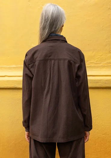 Vävd jacka "Agatha" i ekologisk bomull - mullbär