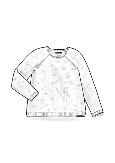 Tröja i alpackamix - påfågelgrön